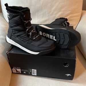 SOREL - WHITNEY II SHORT LACE/ SIZE 10/ BLACK